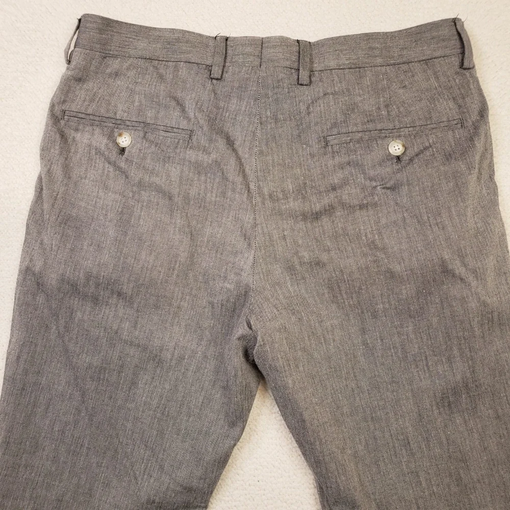 J.CREW Ludlow Slim Chino Pant Men 29x29 Gray Somelos Stretch Cotton Dress Slacks